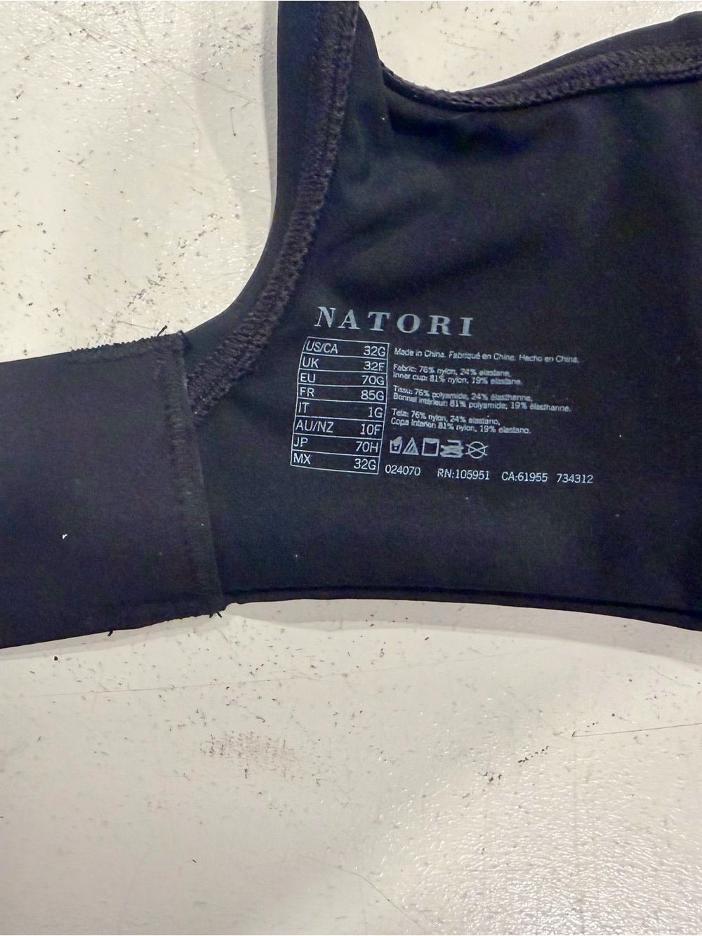 Natori 734312 Power Comfort full fit underwire sports bra black new - Picture 3 of 4